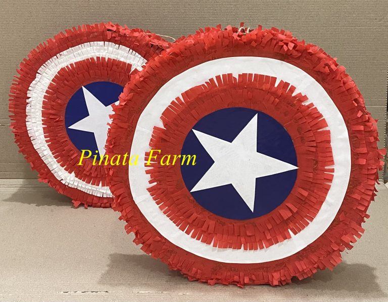 384437423 122142329900003062 1351604061341451878 n pinata for boys,boy birthday pinata,pinata hanoi 13 Captain America shield superhero pinata for boys