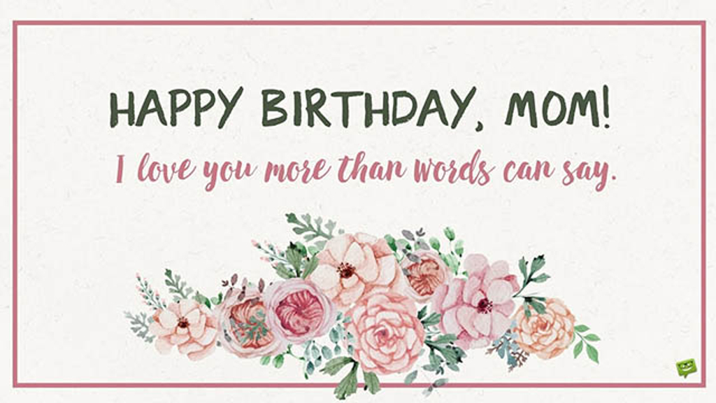 chúc mừng sinh nhật mẹ