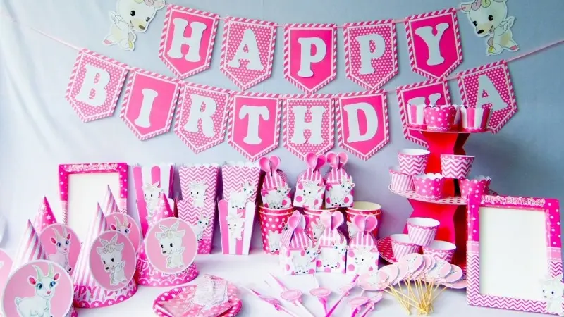 phụ kiện trang tr&iacute; sinh nhật